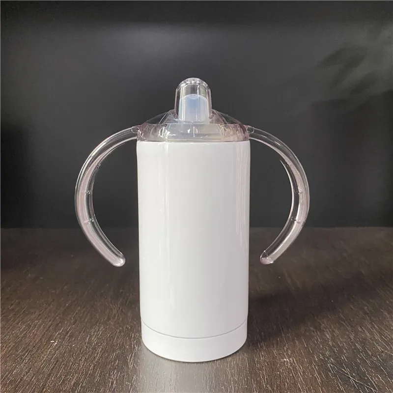 12oz Sublimation Blank 2 Lids Sippy Cups Pacifier Tumbler Handle Mug Double  Insulated Baby Milk Mugs Children Kids Water Bottles Stainless Steel  Straight Cup From Hx_zaka, $3.29